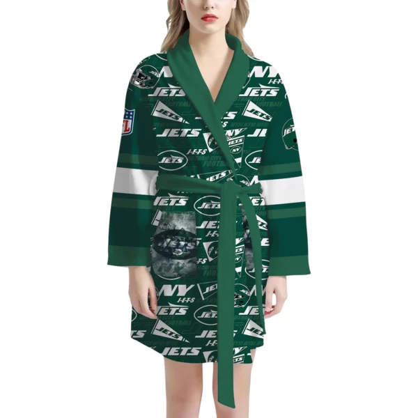 New York Jets Unisex 3D Bathrobe