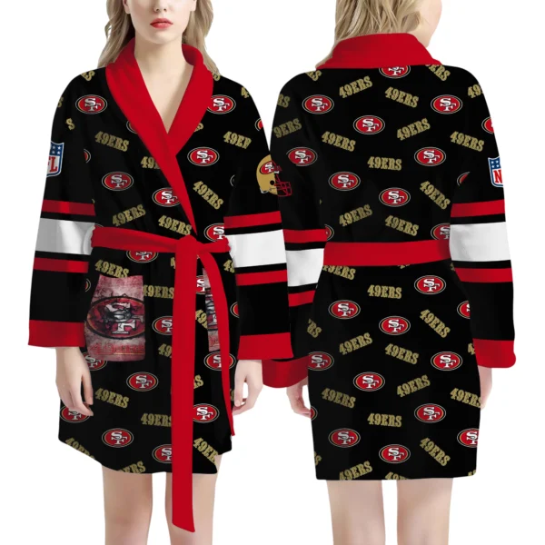 San Francisco 49ers Unisex 3D Bathrobe