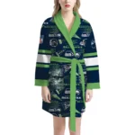 Seattle Seahawks Unisex 3D Bathrobe
