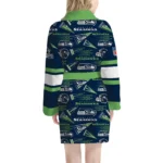 Seattle Seahawks Unisex 3D Bathrobe