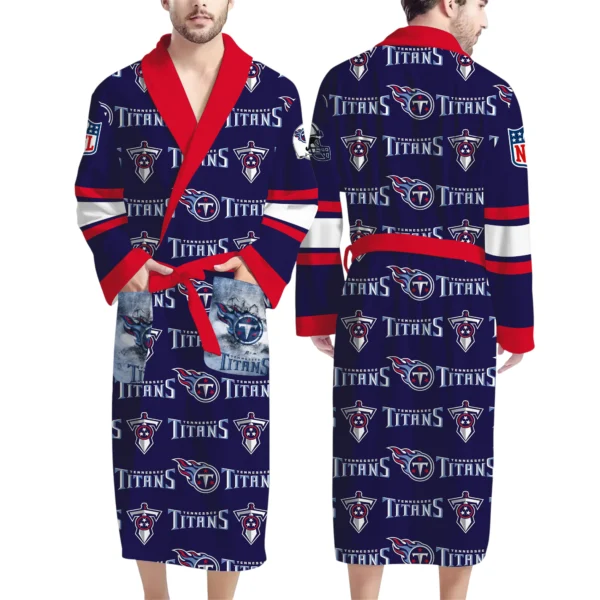Tennessee Titans Unisex 3D Bathrobe