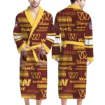 Washington Commanders Unisex 3D Bathrobe