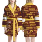 Washington Commanders Unisex 3D Bathrobe