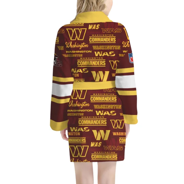 Washington Commanders Unisex 3D Bathrobe