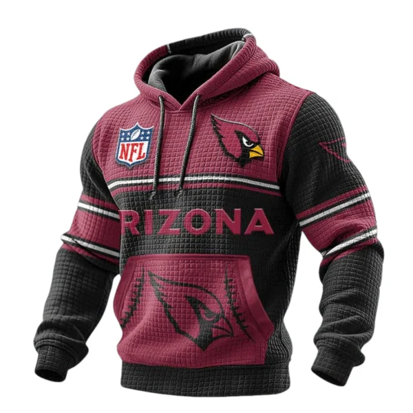 Arizona Cardinals 3D Waffle Pullover Hoodie