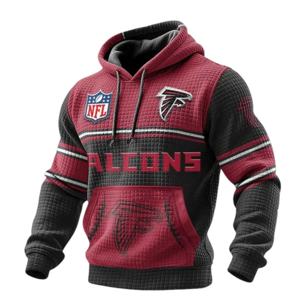 Atlanta Falcons 3D Waffle Pullover Hoodie
