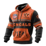 Cincinnati Bengals 3D Waffle Pullover Hoodie