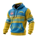 Los Angeles Chargers 3D Waffle Pullover Hoodie
