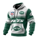 New York Jets 3D Waffle Pullover Hoodie