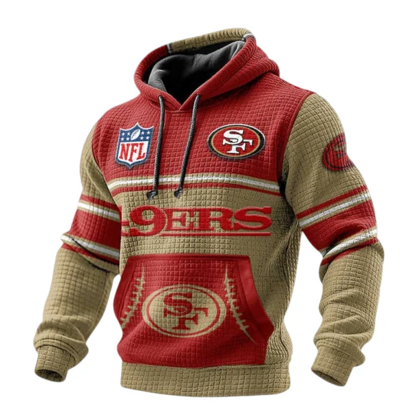 San Francisco 49ers 3D Waffle Pullover Hoodie