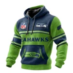 Seattle Seahawks 3D Waffle Pullover Hoodie