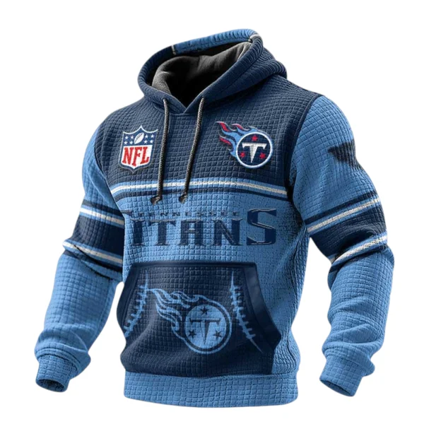 Tennessee Titans 3D Waffle Pullover Hoodie