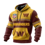 Washington Commanders 3D Waffle Pullover Hoodie