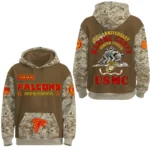 Atlanta Falcons US Marine Corps 250th Anniversary 3D Hoodie Limited 2026 Custom Your Name