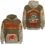 Carolina Panthers US Marine Corps 250th Anniversary 3D Hoodie Limited 2026 Custom Your Name