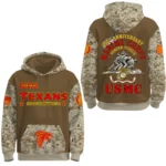 Houston Texans US Marine Corps 250th Anniversary 3D Hoodie Limited 2026 Custom Your Name