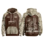 Buffalo Bills x Marine Corps 250th Anniversary 3D Hoodie Limited 2026 Personalize Name