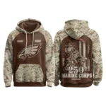 Philadelphia Eagles x Marine Corps 250th Anniversary 3D Hoodie Limited 2026 Personalize Name