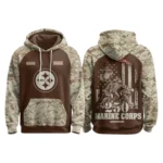 Pittsburgh Steelers x Marine Corps 250th Anniversary 3D Hoodie Limited 2026 Personalize Name