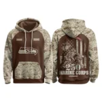 Seattle Seahawks x Marine Corps 250th Anniversary 3D Hoodie Limited 2026 Personalize Name