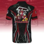 Atlanta Falcons x Disney 3D Polo Shirt Custom Name