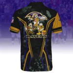 Baltimore Ravens x Disney 3D Polo Shirt Custom Name