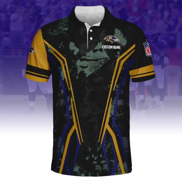 Baltimore Ravens x Disney 3D Polo Shirt Custom Name