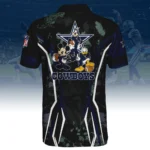 Dallas Cowboys x Disney 3D Polo Shirt Custom Name