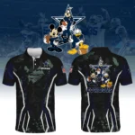 Dallas Cowboys x Disney 3D Polo Shirt Custom Name