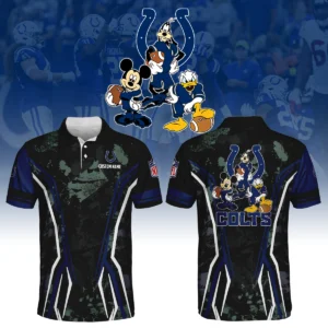 Indianapolis Colts x Disney 3D Polo Shirt Custom Name