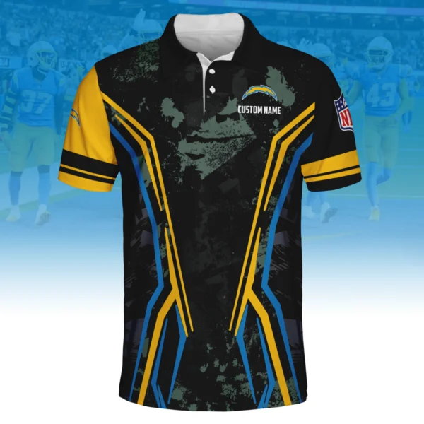 Los Angeles Chargers x Disney 3D Polo Shirt Custom Name