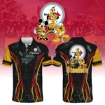 Pittsburgh Steelers x Disney 3D Polo Shirt Custom Name