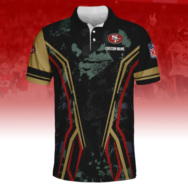 San Francisco 49ers x Disney 3D Polo Shirt Custom Name