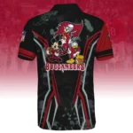 Tampa Bay Buccaneers x Disney 3D Polo Shirt Custom Name