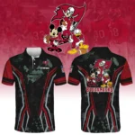 Tampa Bay Buccaneers x Disney 3D Polo Shirt Custom Name