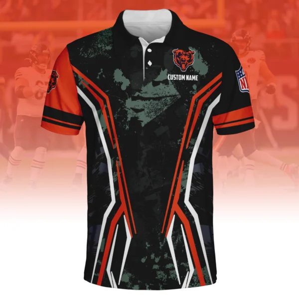 Chicago Bears x Disney 3D Polo Shirt Custom Name
