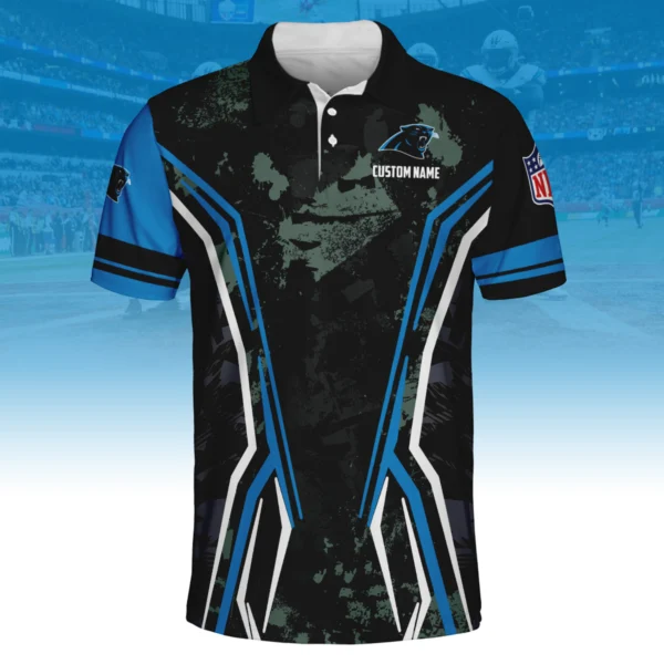 Carolina Panthers x Disney 3D Polo Shirt Custom Name