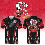 Kansas City Chiefs x Disney 3D Polo Shirt Custom Name