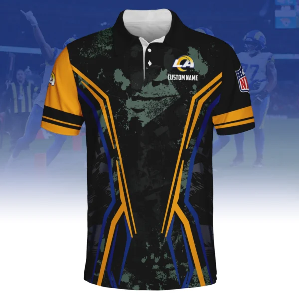 Los Angeles Rams x Disney 3D Polo Shirt Custom Name