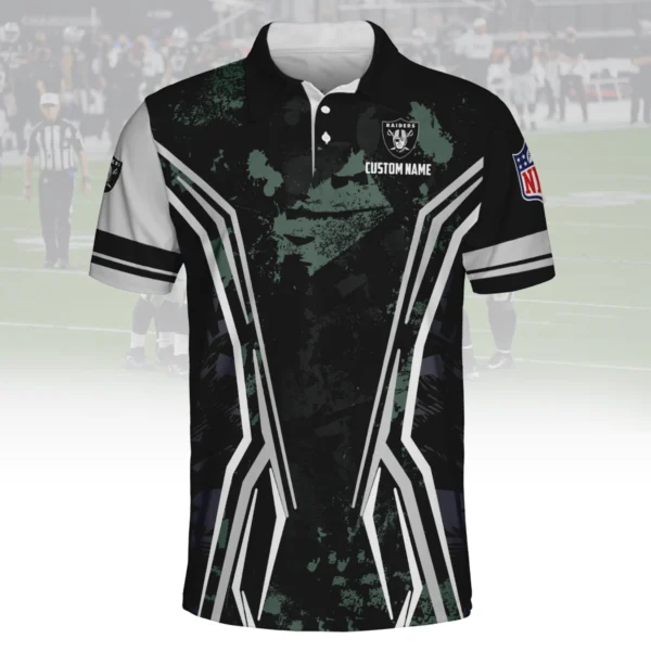 Las Vegas Raiders x Disney 3D Polo Shirt Custom Name