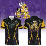 Minnesota Vikings x Disney 3D Polo Shirt Custom Name