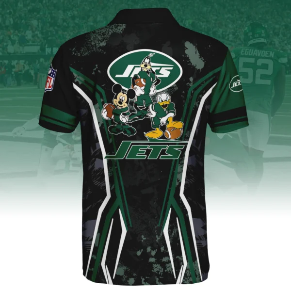 New York Jets x Disney 3D Polo Shirt Custom Name