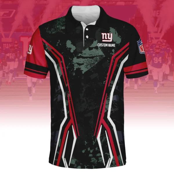 New York Giants x Disney 3D Polo Shirt Custom Name