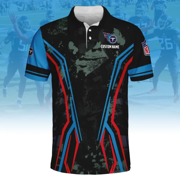 Tennessee Titans x Disney 3D Polo Shirt Custom Name