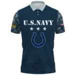 Indianapolis Colts x US Navy 250th Anniversary 3D Polo Shirt Custom Your Name