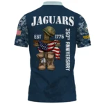 Jacksonville Jaguars x US Navy 250th Anniversary 3D Polo Shirt Custom Your Name