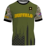 Buffalo Bills x U.S. Army 250th Celebration Night Game 3D T-Shirt Limited 2026 Custom Your Name