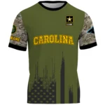 Carolina Panthers x U.S. Army 250th Celebration Night Game 3D T-Shirt Limited 2026 Custom Your Name
