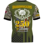 Tampa Bay Buccaneers x U.S. Army 250th Celebration Night Game 3D T-Shirt Limited 2026 Custom Your Name