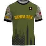 Tampa Bay Buccaneers x U.S. Army 250th Celebration Night Game 3D T-Shirt Limited 2026 Custom Your Name